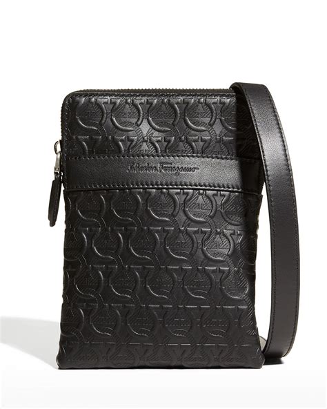 salvatore ferragamo leather crossbody bag